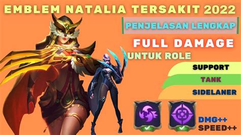 Cara Setting Emblem Natalia Tersakit Dan Terkuat 2022 Di Mobile Legends