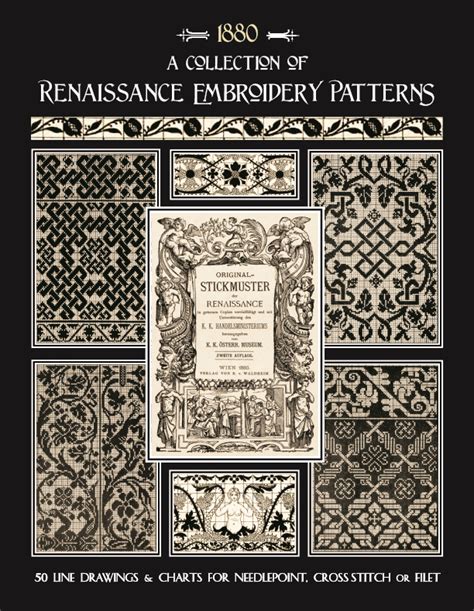 Renaissance Embroidery Patterns: 50 Designs from 16th Century Sources | SJ Designs