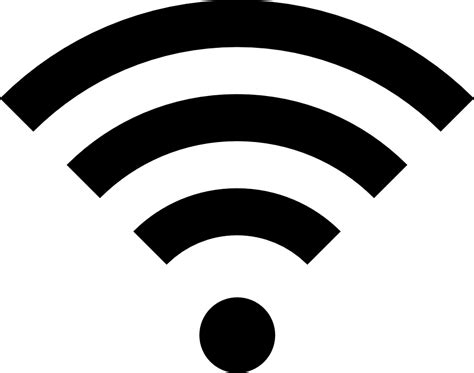 Download Wifi Icon Black PNG Image for Free