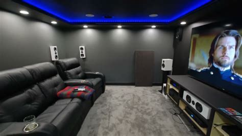 Home Theater Project Part 18 Led Lights And Surround Speakers Youtube