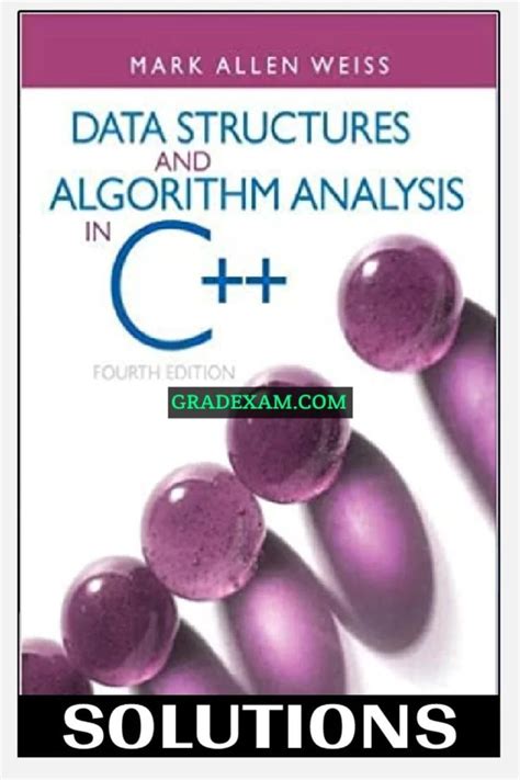 Data Structures And Algorithm Analysis In C 4th Edition Weiss Solutions Manual Algorithm