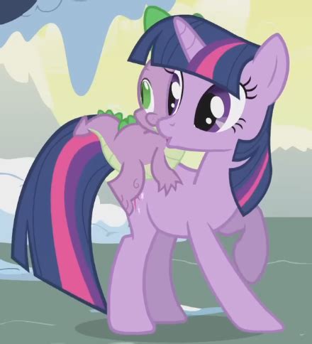 Safe Screencap Spike Twilight Sparkle Dragon Pony