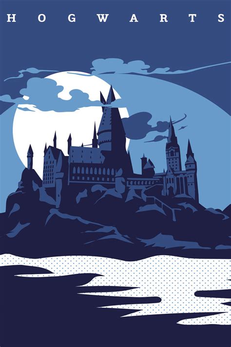 Poster Quadro Harry Potter Hogwarts Regalos Merch Posters