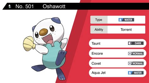 Oshawott Evolution Chart