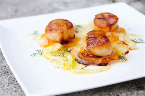 Sea Scallops Balsamic Orange Fennel — Olives And Lucinda Fennel And Orange Salad Sea