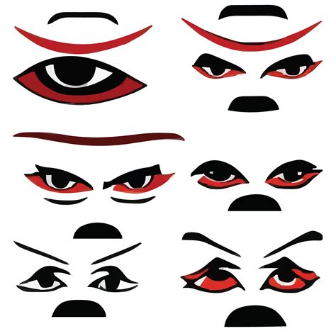 Set of different eyes expressions 43384380 Vector Art at Vecteezy