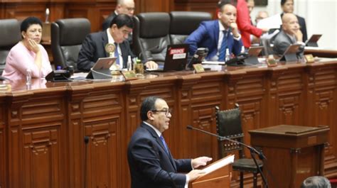 Congreso De Perú Aboga Por Eliminar El Voto De Confianza Que Valida A