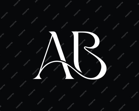 Premium Vector Ab Logo Design Template Illustration