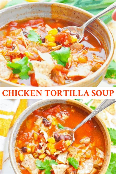 Slow Cooker Chicken Tortilla Soup The Seasoned Mom