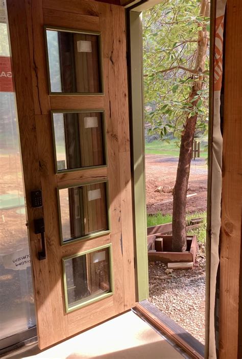 I Built My Cabin Front Door Rdiy