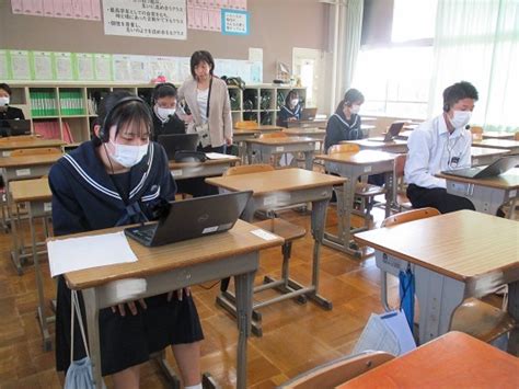 3年全国学テ 英語「話すこと調査」を 実施中！｜高岡市立福岡中学校