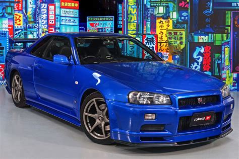 225 Mile R34 Nissan Skyline Gt R V Spec Ii Nur For Sale 47 Off