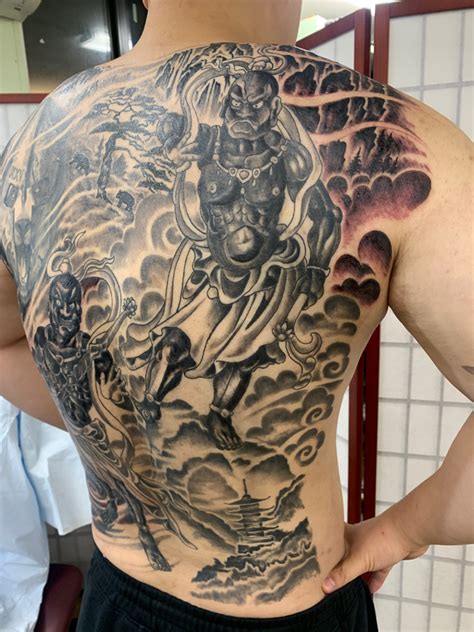 Japanese-Nio-Temple-Guardians-Tattoo-Darren-2 - Rising Dragon Tattoos ...