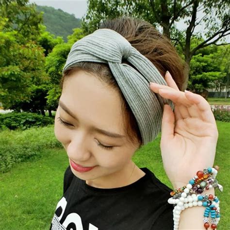 Buy Korean Knitted Cross Turban Headband Women Girls