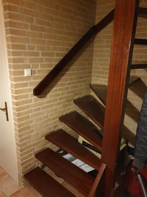 Trappen Bestaande Trap Renoveren Aftimmeren En Houtwerk Langs Tre