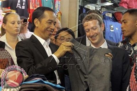 Jokowi Dan Zuckerberg Blusukan Ke Tanah Abang ANTARA News Bali