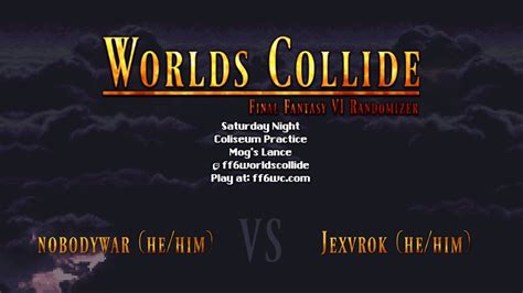 Coliseum Ii Mogs Lance Practice Race Ff6 Worlds Collide Randomizer