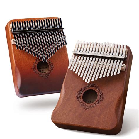 Jual 21 Key Kalimba Deer Wood Kayu Finger Piano Kalimba 21 Kunci