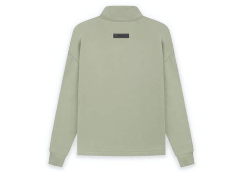 Fear Of God Essentials Relaxed Mockneck Seafoam Mens Ss22 Us