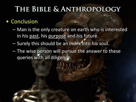 Ppt The Bible And Anthropology Understanding The Origin And Uniqueness