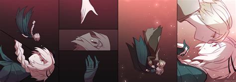 [Pure Vanilla x White Lily] Falling by minoripinorin on DeviantArt