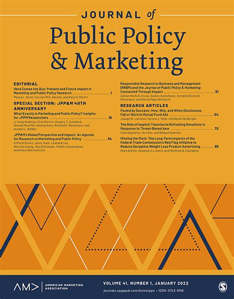 What Exactly Is Marketing And Public Policy Insights For Jppm Researchers J Craig Andrews