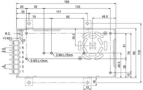 Mean Well Sp 200 Series 200w Single Output With Pfc Function