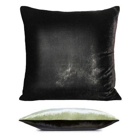 Two Tone Ombre Velvet Pillow By Kevin O Brien The Linen Tree