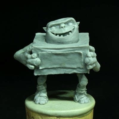 Shoe The Boxtroll By Damien Akewea Hazard Putty Paint Sculpture