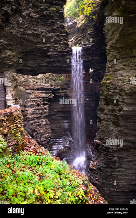 Cavern Cascade Watkins Glen State Park Finger Lakes Region New York