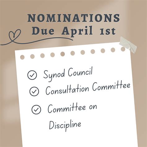 Nominations For Synod Council And Committees Open Northwest Washington