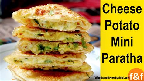 Cheese Aloo Mini Paratha Aloo