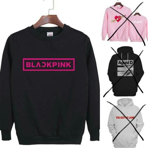 Blackpink Pullover Hobbies Toys Memorabilia Collectibles K Wave