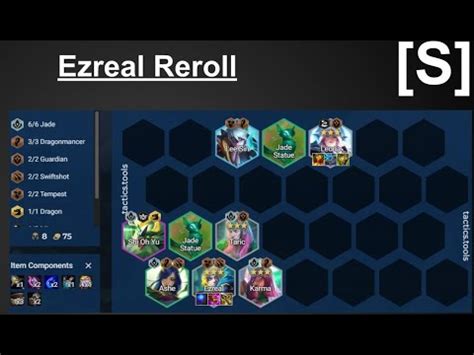 Ezreal Reroll Tft Set Ranked Youtube