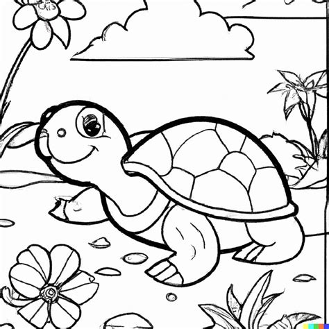 Tartaruga Di Terra Da Colorare 4 Disegni Pronti Da Stampare
