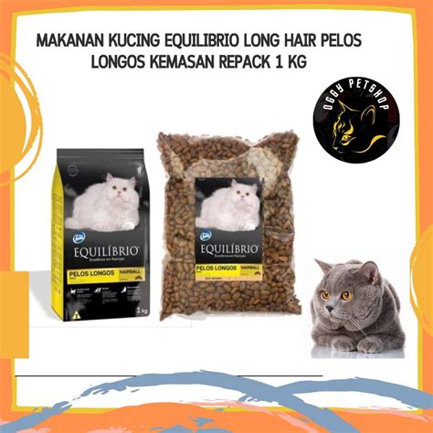 Jual Makanan Kucing EQUILIBRIO LONG HAIR PELOS LONGOS Kemasan Repack 1