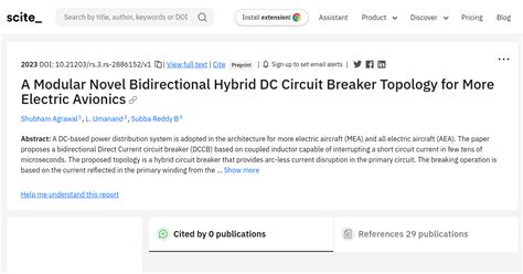 A Modular Novel Bidirectional Hybrid Dc Circuit Breaker Topology For