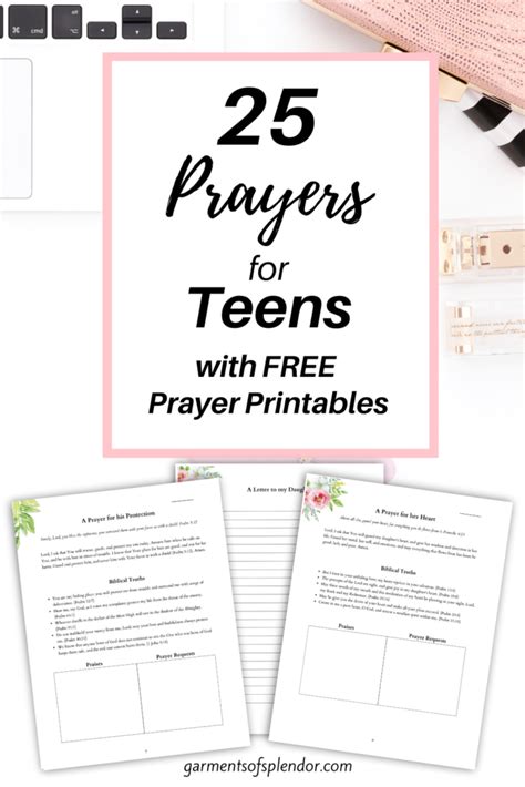 Powerful And Effective Prayers For Teens With Free Prayer Printables