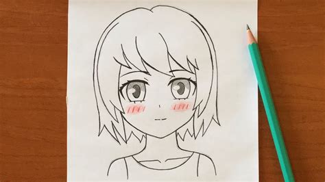 رسم انمي سهل تعلم رسم فتاة انمي خطوة بخطوة للمبتدئين Youtube