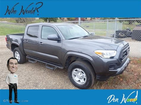 2021 Magnetic Gray Metallic Toyota Tacoma Sr Double Cab 4x4 145045057