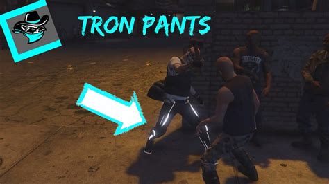 GTA 5 Online NEW Clothing Glitch How To Wear Tron Pants With Crew T