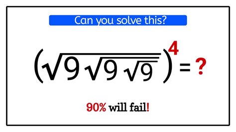 A Nice Olympiad Math Radical Problem Usa Mathematical Olympiad Youtube