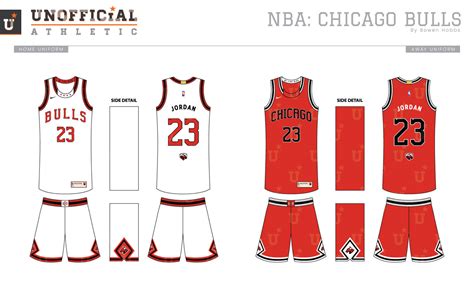 UNOFFICiAL ATHLETIC Chicago Bulls Rebrand