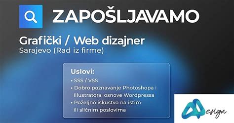 Grafički Web dizajner m ž Aktuelno Design Klix Posao