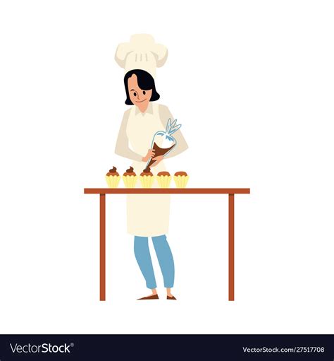 Cartoon Pastry Chef