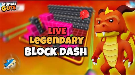 Live Stumble Guys Legendary Block Dash Rooms Stumble Guys Live