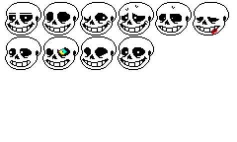 Pixilart Undertale Sans Faces By Renasn