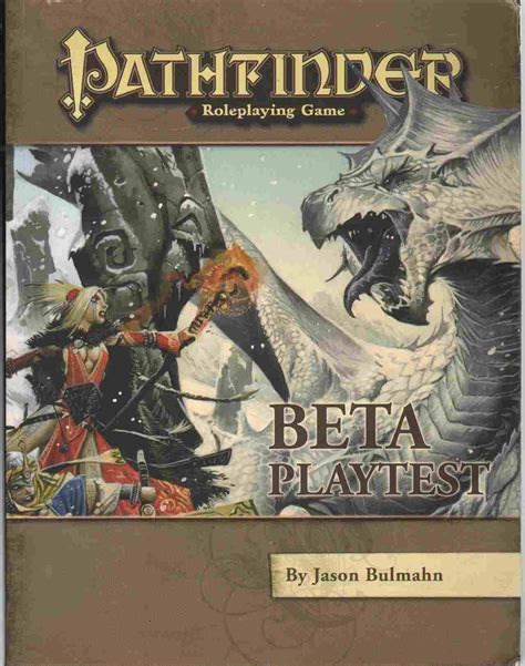 Pathfinder Roleplaying Game Beta Bulmahn Jason 9781601251497 Books