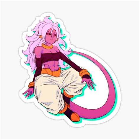 "Majin 21" Sticker by QuietViking | Redbubble