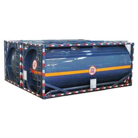 Ft Lined Pe Petrochemicals Iso Tank Container For Corrosive Nitric